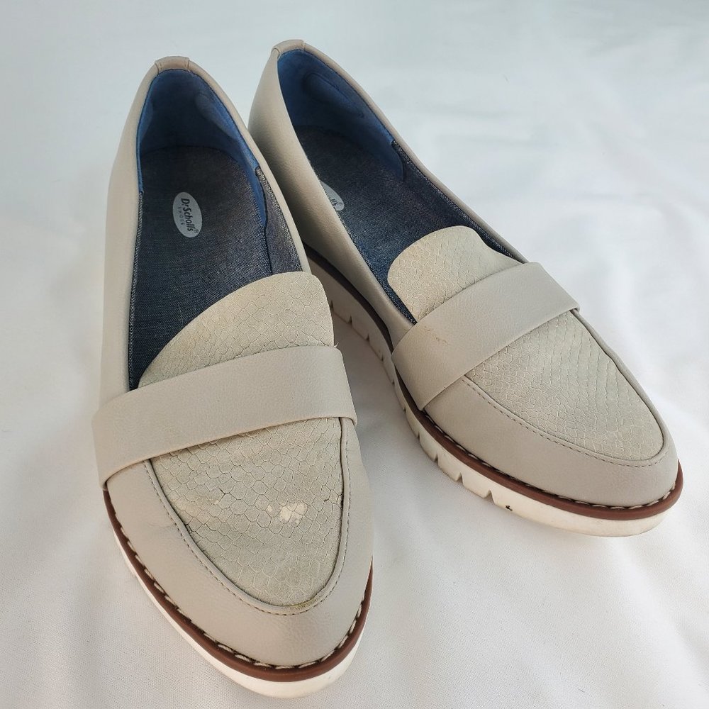 Dr. Scholl's Taupe Easy On Size 7 Loafers